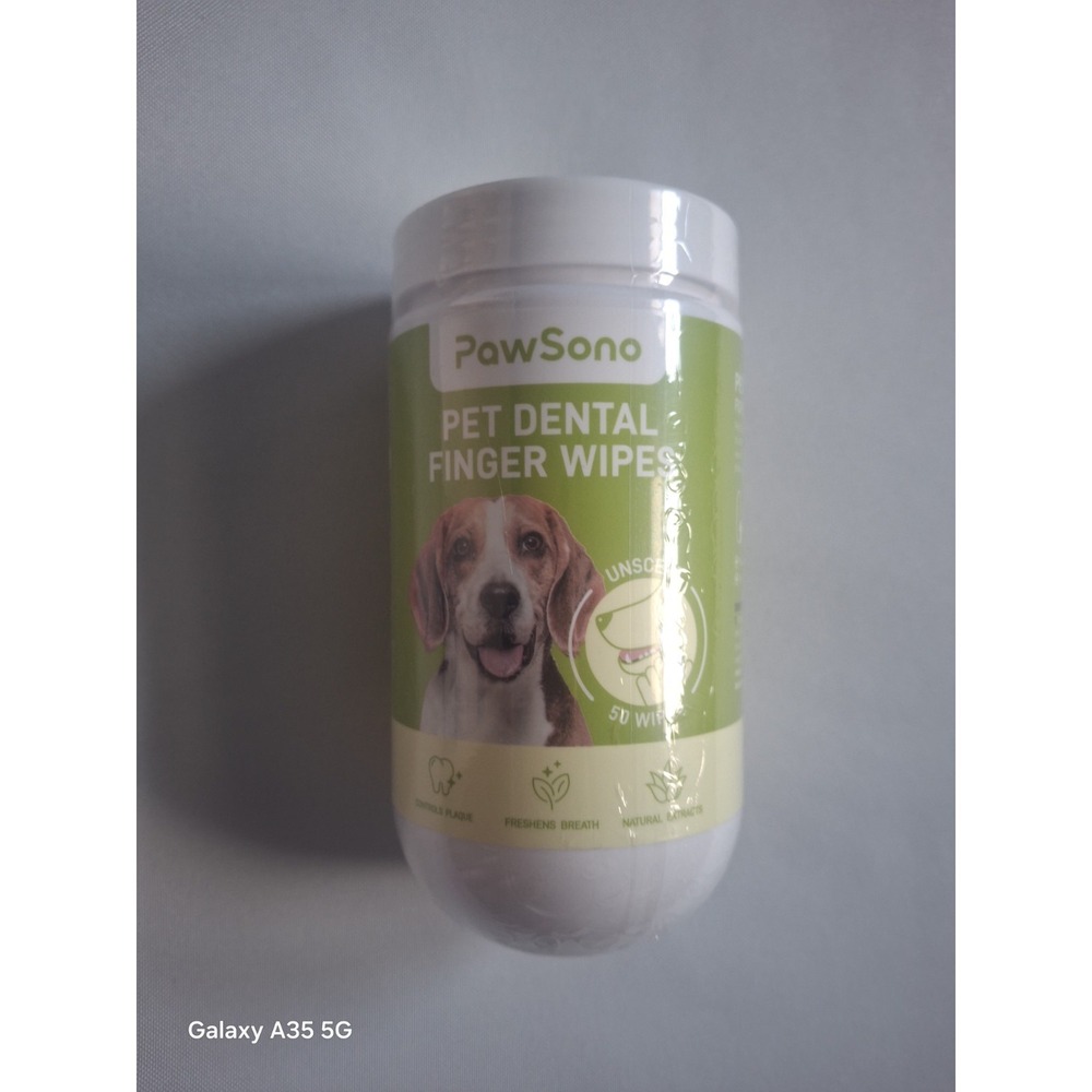 PawSono Natural‎ Pet Dental Finger Wipes